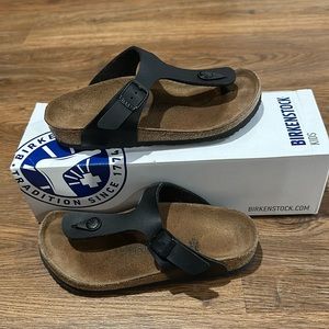 Birkenstock Gizeh Kids Black Size 33